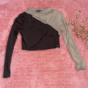 Women’s long sleeve crop top
